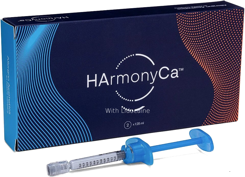 HArmonyCa™ Lidocaine by Allergan Aesthetics — hybrid hyaluronic acid and calcium hydroxyapatite injectable filler