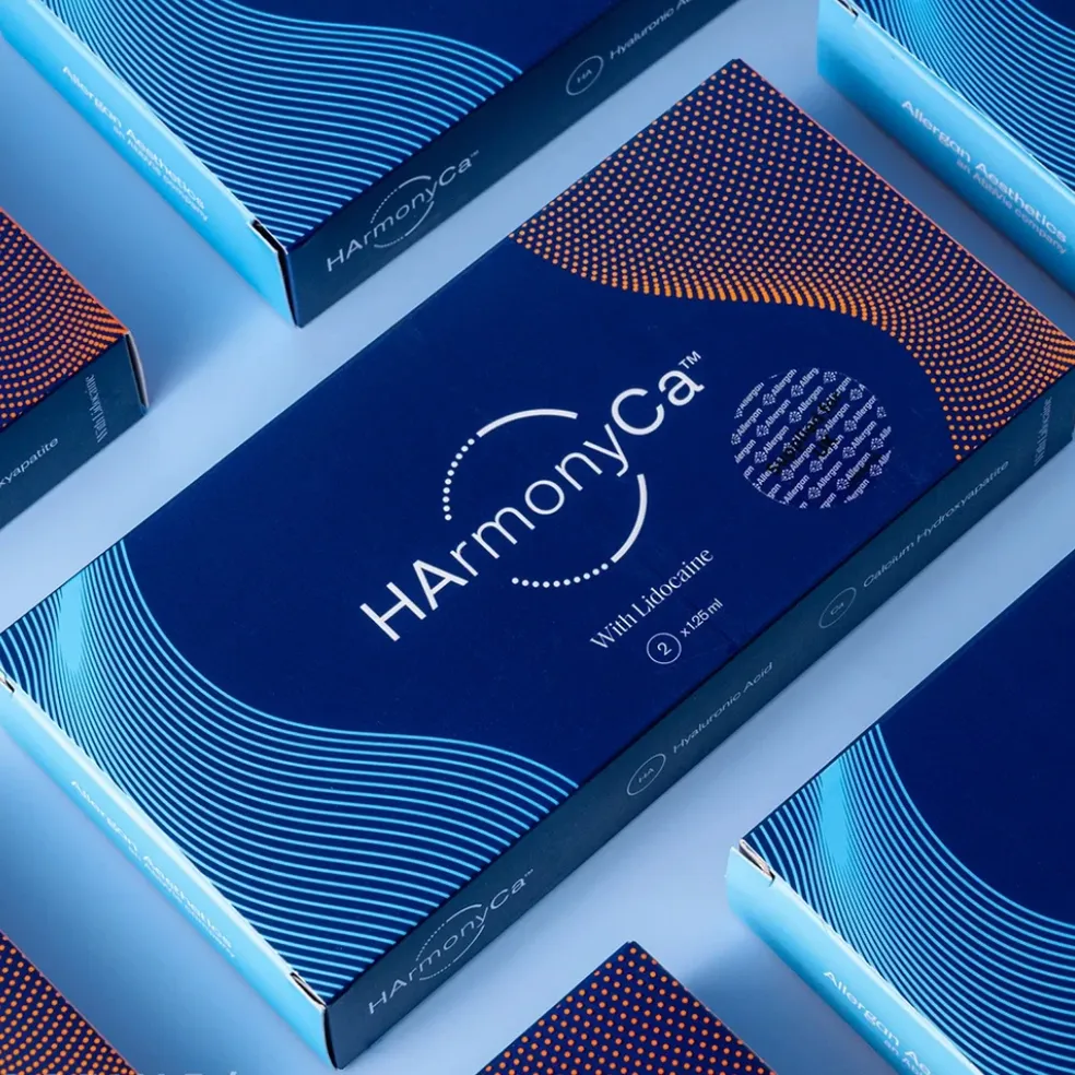 HArmonyCa™ Lidocaine by Allergan Aesthetics — hybrid hyaluronic acid and calcium hydroxyapatite injectable filler
